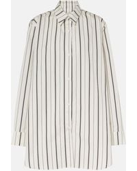 TOVE - Damita Striped Cotton Shirt - Lyst
