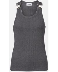 Jean Paul Gaultier - Cotton Jersey Tank Top - Lyst