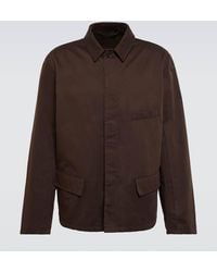 Lemaire - Jacke aus Baumwolle und Leinen - Lyst