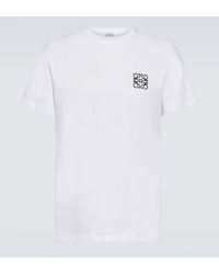 Loewe - Camiseta en jersey de algodon - Lyst
