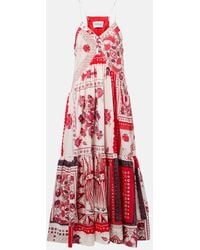 Isabel Marant - Saba Printed Cotton-Voile Maxi Dress - Lyst