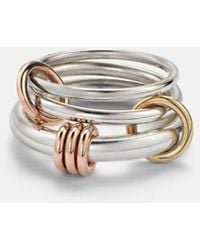 Spinelli Kilcollin - Ring Orion Aus Sterlingsilber Mit 18Kt Gelb- Und Rosegold - Lyst