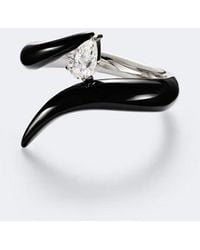 Nikos Koulis - Oui 18Kt And Enamel Ring With Diamonds - Lyst