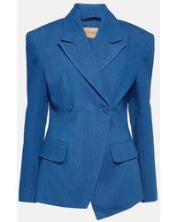 AYA MUSE - Cosa Denim Blazer - Lyst