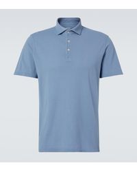 Fedeli - Polohemd Aus Baumwoll-Pique - Lyst