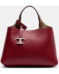 Tod's - Tote Bag T Timeless Micro Aus Leder - Lyst