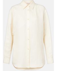 Gabriela Hearst - Ferrara Linen And Silk Shirt - Lyst