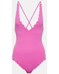 Marysia Swim - North Maillot Scalloped Swimsuit - Lyst
