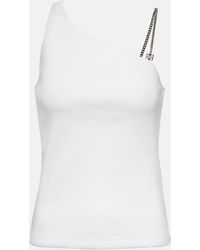 Givenchy - Chain-detail Jersey Tank Top - Lyst