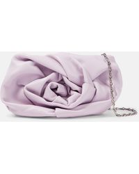 Burberry - Clutch Rose De Piel - Lyst