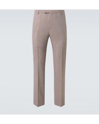 Gucci - Gerade Hose Aus Wolle - Lyst