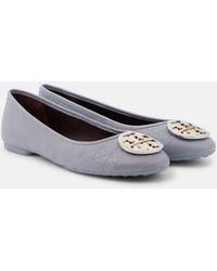 Tory Burch - Claire Leather Ballet Flats - Lyst