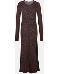 Lemaire - Semi-Sheer Crepe Maxi Dress - Lyst