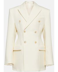 Wardrobe NYC - Contour Double-Breasted Wool Blazer - Lyst