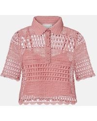 Zimmermann - Wanderlust Crochet Cotton-Blend Top - Lyst