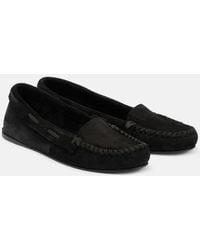 The Row - Loafers Mabel Aus Veloursleder - Lyst