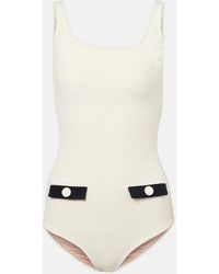 Adriana Degreas - Cotton-Blend Terry Swimsuit - Lyst