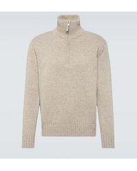 Allude - Cashmere Half-zip Sweater - Lyst