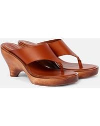 Zimmermann - Wedge-Sandalen Wild 95 Aus Leder - Lyst