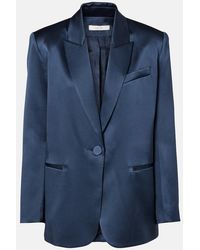 The Sei - Blazer De Seda Oversized - Lyst