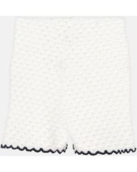 Zimmermann - Halliday Scallop Shorts - Lyst