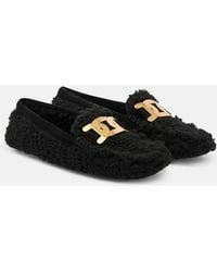 Tod's - Mokassins Gommini Catena Aus Lammfell - Lyst