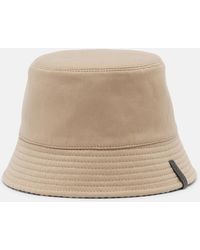 Brunello Cucinelli - Monili Cotton And Linen Bucket Hat - Lyst