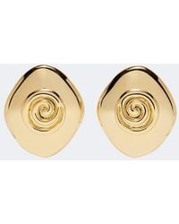 DEHANCHE - Koru 14Kt-Plated Stud Earrings - Lyst