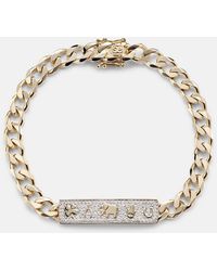 Sydney Evan - Luck 14Kt Chain Bracelet - Lyst