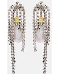 Dries Van Noten - Embellished Drop Earrings - Lyst