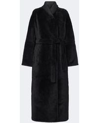 Yves Salomon - Reversible Shearling And Leather Coat - Lyst