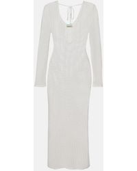 Melissa Odabash - Casey Open-Knit Midi Dress - Lyst