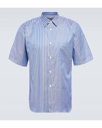 Comme des Garçons - Striped Cotton Shirt - Lyst