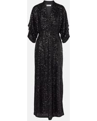 Diane von Furstenberg - Jessel Sequined Maxi Dress - Lyst