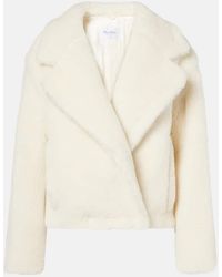 Max Mara - Oggeri Alpaca, Wool, And Silk Teddy Coat - Lyst
