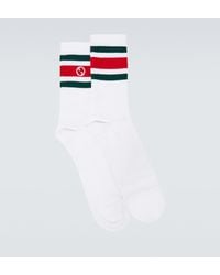Gucci - Round Interlocking G Cotton Socks - Lyst