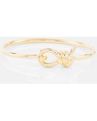 Bottega Veneta - Armreif Knot Aus Sterlingsilber, 18Kt Vergoldet - Lyst