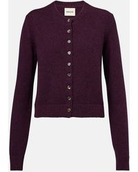 KHAITE - Everheart Cashmere Cardigan - Lyst