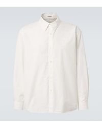 AURALEE - Cotton Poplin Shirt - Lyst