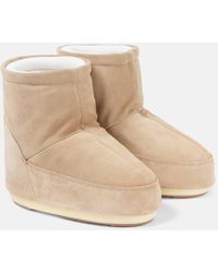 Moon Boot - Icon Low Suede Snow Boots - Lyst
