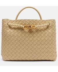Bottega Veneta - Tote Bag Andiamo Medium Aus Leder - Lyst