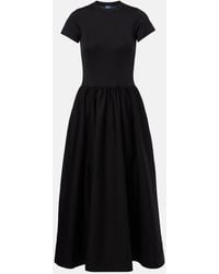 Polo Ralph Lauren - Cotton Jersey Midi Dress - Lyst