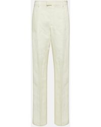Bottega Veneta - Linen Straight Pants - Lyst