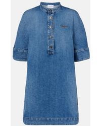 Givenchy - Denim Minidress - Lyst