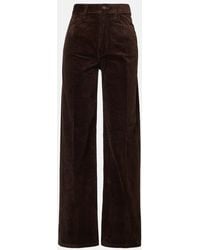 Polo Ralph Lauren - Weite High-Rise-Hose Aus Baumwoll-Cord - Lyst