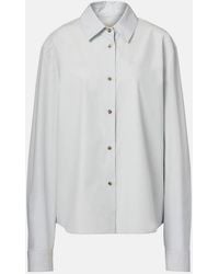 KHAITE - Agro Cotton Poplin Shirt - Lyst