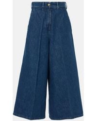 Patou - High-Rise Wide-Leg Jeans - Lyst