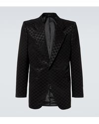 Gucci - Gg Cotton Viscose Formal Jacket, Ready-To-Wear - Lyst