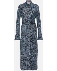 Altuzarra - Abito Chemisier Claudia Con Stampa - Lyst