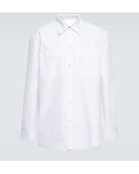 Jil Sander - Camisa en popelin de algodon - Lyst
